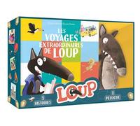 Coffret loup - les voyages extraordinaires de loup 3 histoires + 1 peluche - Orianne Lallemand - Auzou Philippe Eds - Boîte ou accessoire - Jeux livres objets