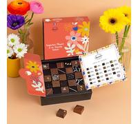 Coffret Luxe 25 chocolats fins de Pâques Personnalisé - Assortiment Pralinés et Ganaches - Fabrication Artisanale