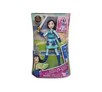 Coffret Luxe Mulan Tenue De Guerrière - Poupée mannequin 30 Cm - Disney Princesse Nouveauté - Set Jouet Fille + 1 Carte offerte