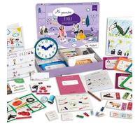Coffret Ma Première École - Jeu Éducatif 3 à 6 ans - 60+ Accessoires pour Jouer à la Maîtresse d’École Maternelle -