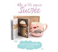 Coffret Ma p'tite pause sucrée - 26 recettes gourmandes spéciales Mug: Un joli mug en céramique et un livre de recettes
