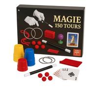 FERRY JOUETS Coffret Magie Complet 150 Tours avec Accessoires du Magicien, Set d’Apprentissage avec Vidéos d’Instruction, Dès 6 Ans