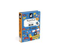 Coffret Magneti Book Bolides, 30 magnets Vehicules + 18 modeles - Livre Magnetique Enfant - Set Jeu Educatif