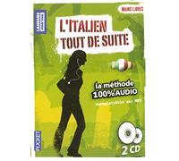 Coffret Mains libres L'italien Tout de suite 100% audio (2CD)