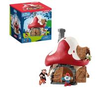 Coffret Maison des Schtroumpfs avec 2 figurines, schleich 20803 Les Schtroumpfs™, 4 pièces, dès 3 ans