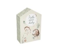 Coffret de naissance maison ""Forêt"" vert H30,5cm - Atmosphera createur d'interieur