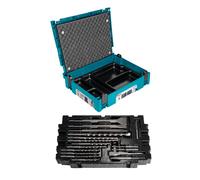 Makita Kit de forets et burins B-52059/B-53877 – 17 pièces SDS-Plus dans coffret MAKPAC