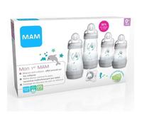 Coffret - Mam - Mon 1er Mam - 4 Biberons Easy Start - 1 Sucette - 1 Boite Doseuse Multicolore
