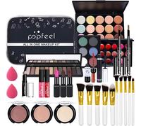 Coffret Maquillage, 29 Pcs Kit Maquillage Femme Professionnel Avec Trousse De Maquillage Palettes De Maquillage Fard À Paupières Brillant À Lèvres Ensemble De Cadeau D'anniversaire Noël