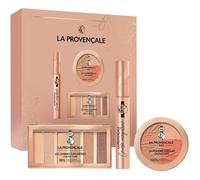 Coffret Maquillage 3 Produits - Poudre Éclat Palette Dorée Mascara - Huile d'Olive BIO Pigments Minéraux mult CALENDRIER DE L'AVENT