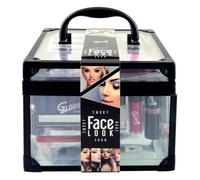 Coffret maquillage - Gloss! - Collection Essential - 44pcs - 4 palettes - 4 rouges à lèvres - Accessoires inclus