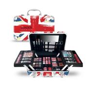 Coffret maquillage - Gloss - Collection London Fashion - 62pcs - Format valise - 4 palettes d'ombres