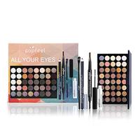 Coffret Maquillage, MKNZOME 19 Pcs Kit Maquillage Femme Professionnel avec trousse de Maquillage Palettes de Maquillage Fard à paupières Brillant à lèvres Ensemble de cadeau d'anniversaire Noël