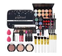 Coffret Maquillage, MKNZOME 29 Pcs Kit Maquillage Femme Professionnel avec trousse de Maquillage Palettes de Maquillage Fard à paupières Brillant à lèvres Ensemble de cadeau d'anniversaire Noël