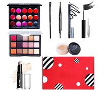 Coffret Maquillage, MKNZOME Kit Maquillage Femme Professionnel Mallette de Maquillage Palettes de Maquillage Fard à paupières Brillant à lèvres Ensemble de cadeau d'anniversaire Noël