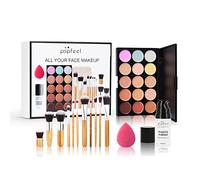 Coffret Maquillage, MKNZOME Kit Maquillage Femme Professionnel Mallette de Maquillage Palettes de Maquillage Fard à paupières Brillant à lèvres Ensemble de cadeau d'anniversaire Noël