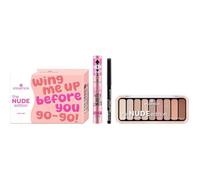 Coffret maquillage yeux the NUDE edition avec mascara, crayon et palette nude, pour un regard défini et volumineux (réf.01)