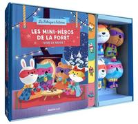 Coffret marionnettes à doigts - les mini-héros de la forêt - Vive la neige ! 4 marionnettes - Dan Taylor - Auzou Philippe Eds - Boîte ou accessoire - Album éveil dès la naissance