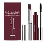 Coffret Mascara et Baume à Lèvres | Maquillage Beauté Imperméable À Longue Tenue - Duo Mascara et Rouge à Lèvres | Idéal pour Femmes Filles Cadeau Sortie Voyage Fête