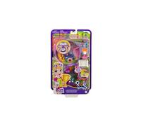 Polly Pocket – Coffret Match de foot – Mini-figurines Bella et son amie, 5 surprises, 12 accessoires