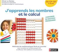 J'apprends les nombres et le calcul - GS-CP-CE1 5-8 ans - - Olivier Le Dantec - Nathan - Scolaire / Universitaire