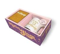 Coffret Matin glam - chausettes à paillettes + mug + carnet de notes
