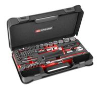 Coffret MBOX serrage 1/4 & 1/2 OGV® Grip, plateau mousse (60 pces) - FACOM - RS.GRPPB