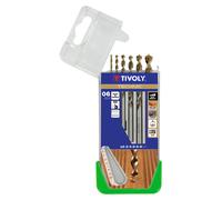 Coffret mèches bois Technic SLR Tivoly - 6 forets - Diamètre 2 à 8 mm