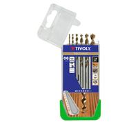Coffret mèches bois Technic SLR Tivoly - 6 forets - Diamètre 2 à 8 mm