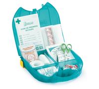 Coffret médical avec support mural - Bleu