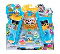 Coffret Méga labo MrBeast Lab Atomic Swarms, Verse de l'eau, secoue Le Tube à essai et découvre 2 des 12 Mini créatures MrBeast Swarms de 2,5 cm à Collectionner, Plus de 85 à Collectionner