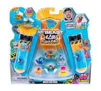 Coffret Méga labo MrBeast Lab Atomic Swarms, Verse de l'eau, secoue Le Tube à essai et découvre 2 des 12 Mini créatures MrBeast Swarms de 2,5 cm à Collectionner, Plus de 85 à Collectionner