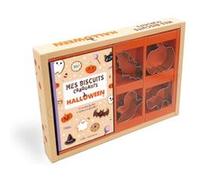 Coffret - Mes biscuits craquants - Halloween: 4 emporte-pièces et 15 recettes faciles à réaliser en famille !