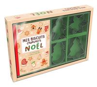 Coffret - Mes biscuits craquants - Noël Avec 4 emporte-pièces et 15 recettes à réaliser en famille ! - Collectif - Mila Boutan Eds - Coffret - Jeux livres objets