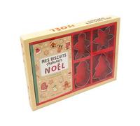 Coffret - Mes biscuits craquants - Noël Avec 4 emporte-pièces et 15 recettes à réaliser en famille ! - Collectif - Mila Boutan Eds - Coffret - Jeux livres objets