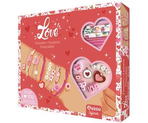 Coffret Mes jolis bijoux à fabriquer Love Auzou
