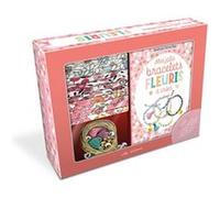 Coffret - Mes jolis bracelets fleuris à créer: Des tissus fleuris, des accessoires et un livre explicatif