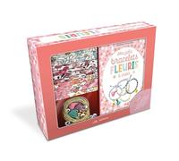 Coffret - Mes jolis bracelets fleuris à créer: Des tissus fleuris, des accessoires et un livre explicatif