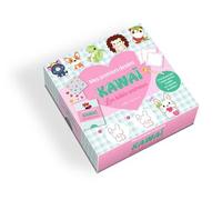 Coffret - Mes premiers dessins kawaï - Les bébés animaux: Avec 1 livre, 2 planches de stickers, 5 feuilles et 1 crayon-gomme