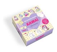 Collectif – Mes premiers dessins kawaï : Les licornes – Coffret livre, stickers & crayon‑gomme