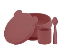 Coffret mes premiers repas bol cuillère gobelet terracotta TU