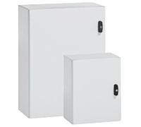 Coffret métal vertical atlantic métal ip66 ik10 300x200x160mm ral7035