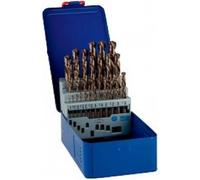 Coffret métal de 25 forets à métaux HSS COBALT - Ø 1 à 13 mm par 1/2 mm