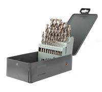 Coffret métal de 25 pièces HSS meule pro Ø 1-13 / 0,5 mm - DIAGER - 747D