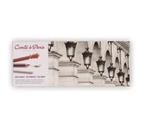 Coffret Métal Esquisse Étude 12 Carrés Couleurs, Crayons Esquisse Et Accessoires - Conté A Paris