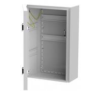 Coffret métal vide IP66 grand modèle avec RAIL DIN + grille perforée - SEWOSY - COF-IPG1