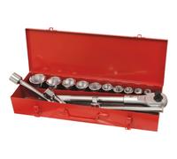 Coffret métallique de douilles 3/4' 6 pans - 14 pcs DRAKKAR TOOLS - 15133