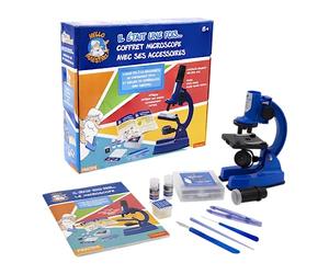 COFFRET MICROSCOPE ZOOM 100 A 1200 - 66 ACCESSOIRES + 40 EXPERIENCES