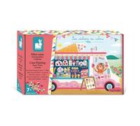 Coffret Mini-Canes à Coller Gourmandises - Les Ateliers du Calme - 3 Tableaux - Kit Loisir Créatif Enfant - Dès 7 ans