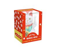 Hachette Pratique – Coffret Mini Maneki-Neko – Porte-bonheur, illustration, message secret – Blanc
